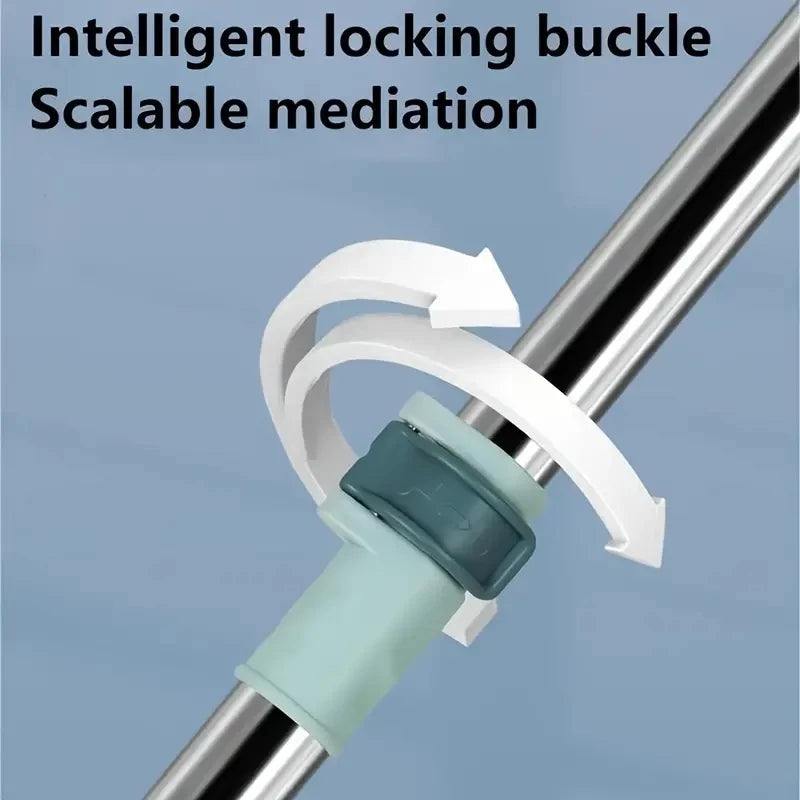 Adjustable Floor Squeegee Wiper with Stainless Steel Handle – Green