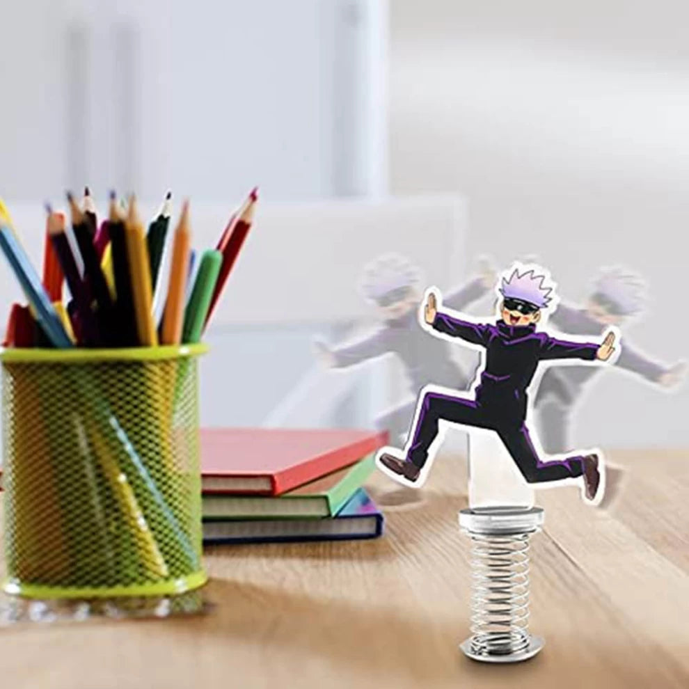 Jujutsu Kaisen Satoru Gojo Bobble Spring Figure – Car & Desk Decoration