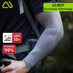 UV Protection Ice Silk Arm Sleeves – Black, White & Off-White Beige