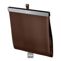 Baseus Leather Car Trash Bag – Brown