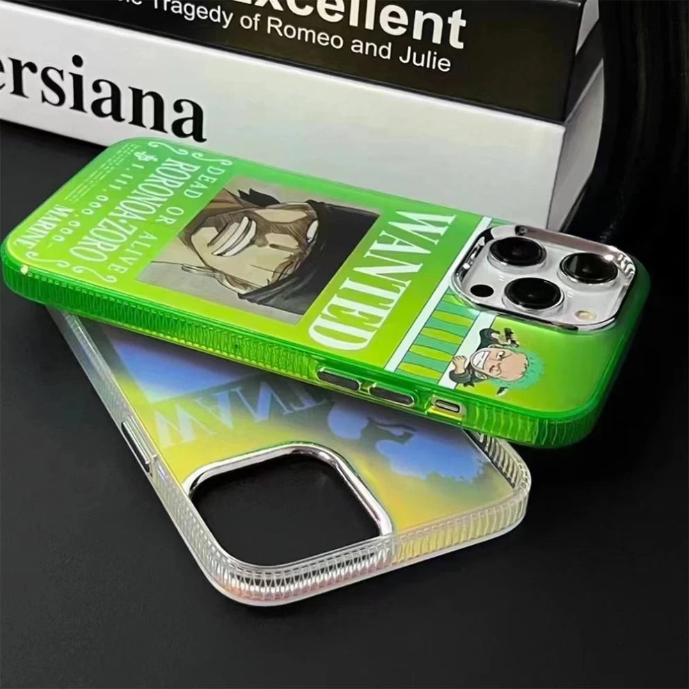 Anime One Piece: Roronoa Zoro WANTED Phone Case - Vers.4 (For iPhone)
