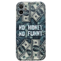 Dollars No Money No Funny Back Cover (For iPhone XR, X-XS, X-XS Max)