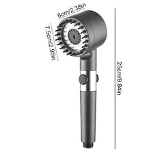 High-Pressure Filtered Shower Head with 10 Replacement Cartridges – 25cm