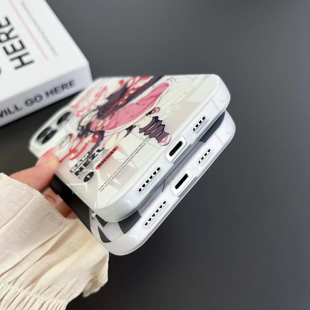 Anime Demon Slayer Nezuko Kamado Phone Case - Vers.1 (For iPhone)
