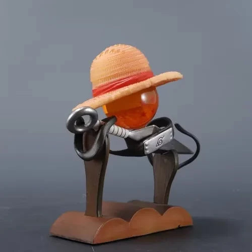 مجسمه كروس‌اوور انمي – ون بيس × دراغون بال × ناروتو – ديكور مكتبي