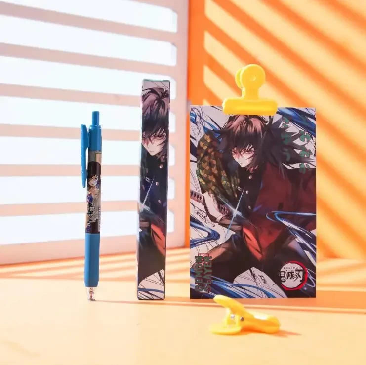 Anime Demon Slayer Gel Pen Cute 0.5mm black Ink Signature Pens Promotional Gift Office School Supplies 02 (1pcs Only)