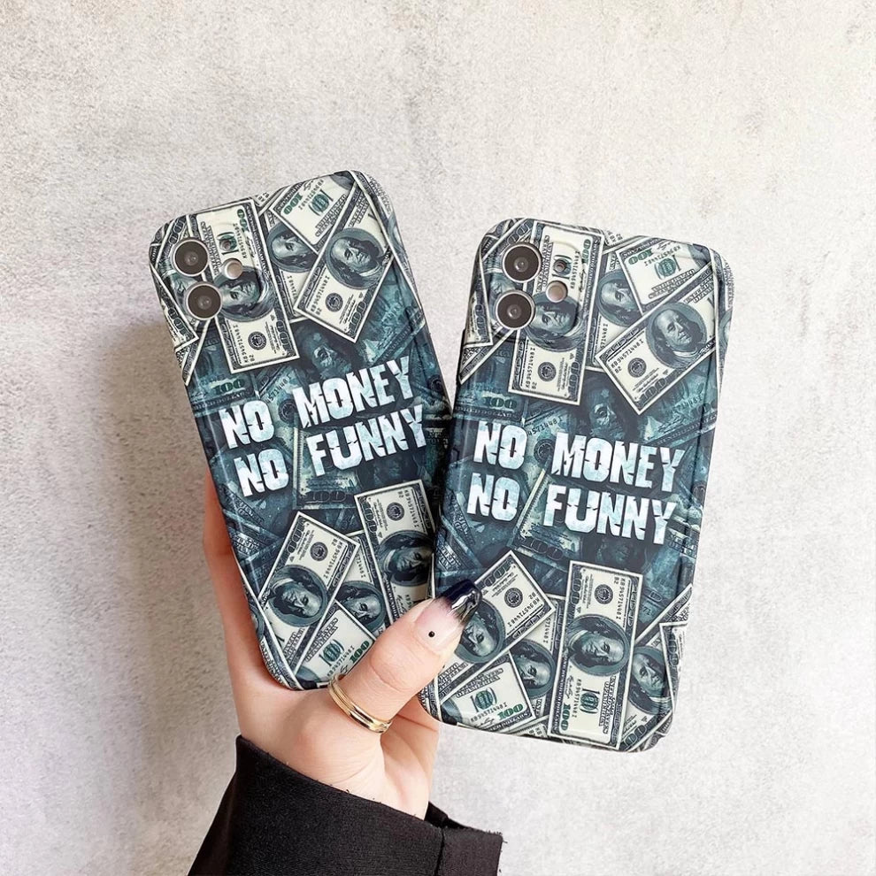 Dollars No Money No Funny Back Cover (For iPhone XR, X-XS, X-XS Max)