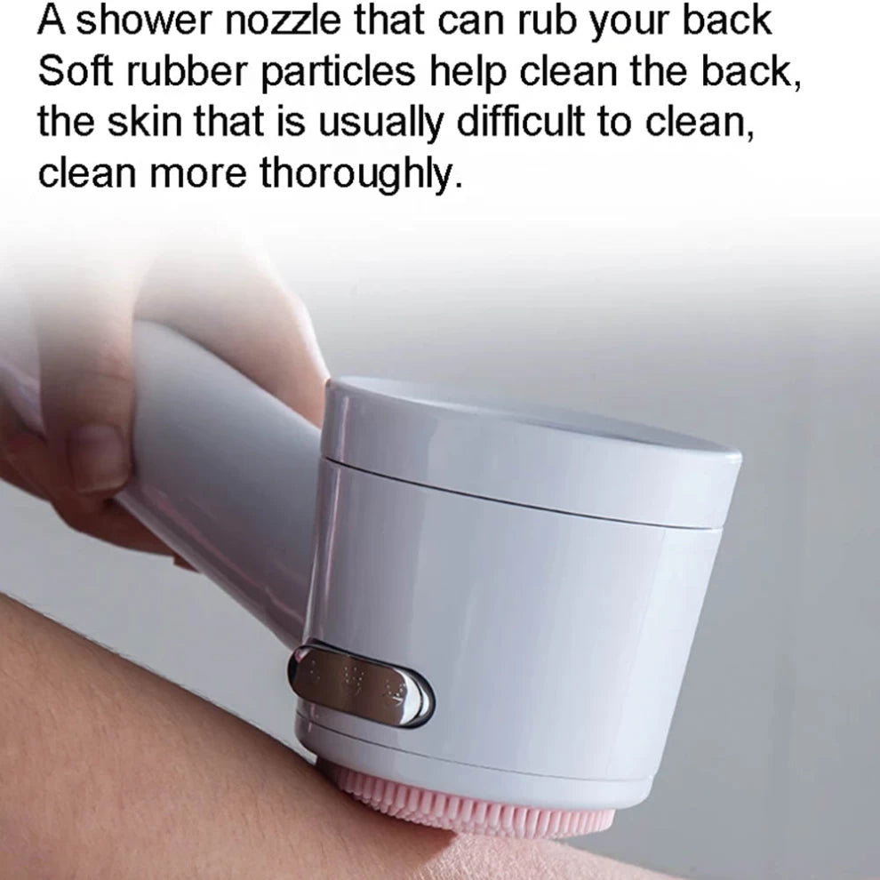 Adjustable Pressurized Rainfall Shower Head Water Saving Filter Spray Nozzle Hand-held High Pressure Can Rub Back SPA Nozzle Shower Head