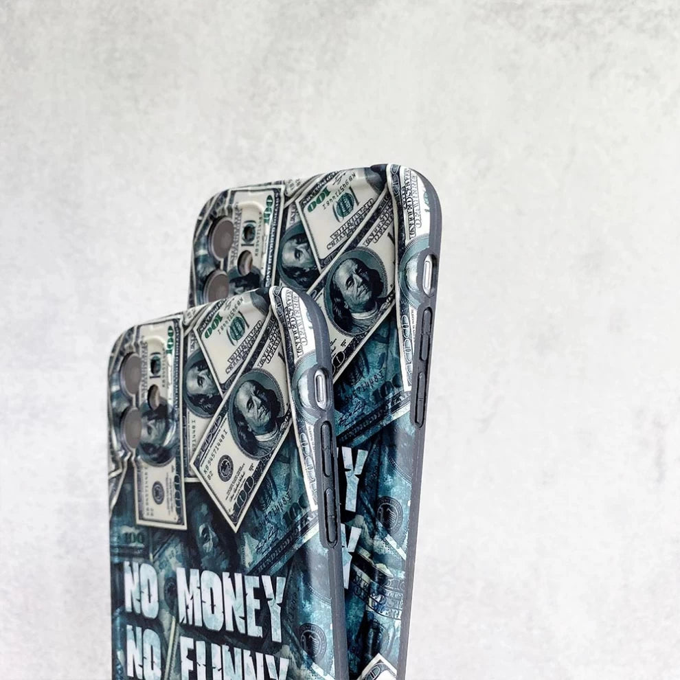 Dollars No Money No Funny Back Cover (For iPhone XR, X-XS, X-XS Max)