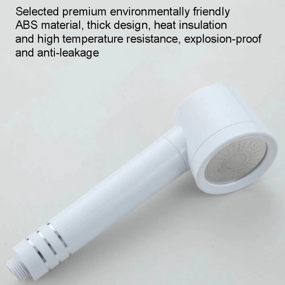 Adjustable Pressurized Rainfall Shower Head Water Saving Filter Spray Nozzle Hand-held High Pressure Can Rub Back SPA Nozzle Shower Head