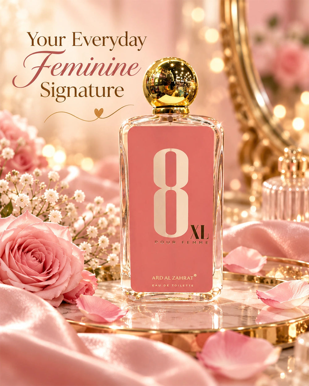 8 XL Pour Femme sweet floral fragrance for everyday feminine wear