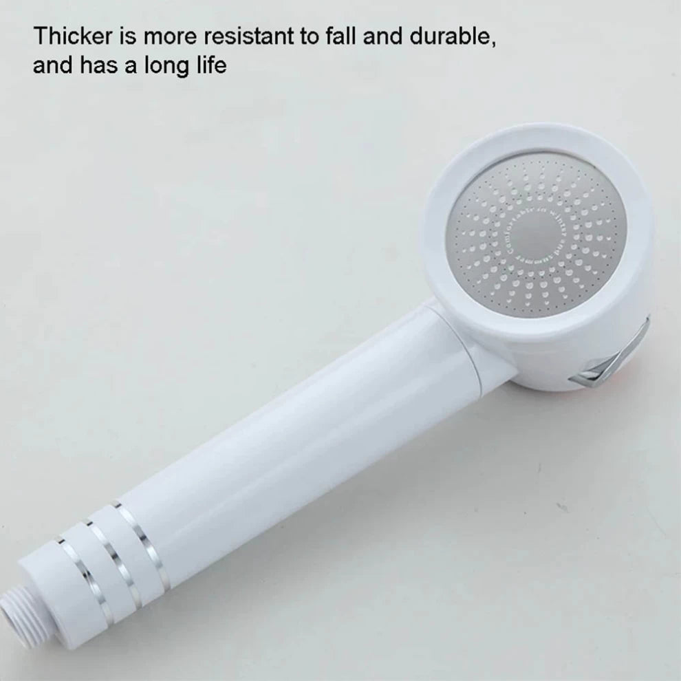 Adjustable Pressurized Rainfall Shower Head Water Saving Filter Spray Nozzle Hand-held High Pressure Can Rub Back SPA Nozzle Shower Head