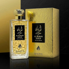 Al Ruban Gold Eau de Parfum – Oriental Woody Unisex Perfume – 100ml