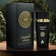 Aswad Eau de Parfum – 100ml Oriental Woody Perfume for Men