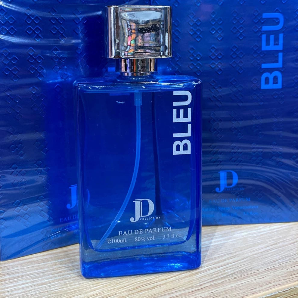 BLEU Eau de Parfum for Men – 100ml Blue Bottle with Silver Cap