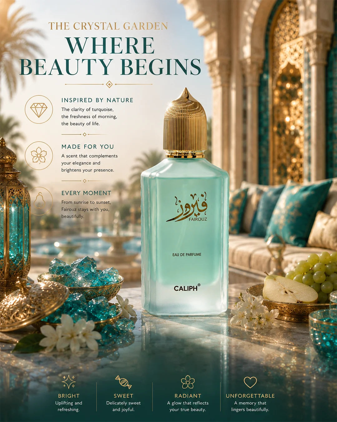 Caliph Fairouz Eau De Parfum 100ml – Luxury Arabic Floral Perfume UAE