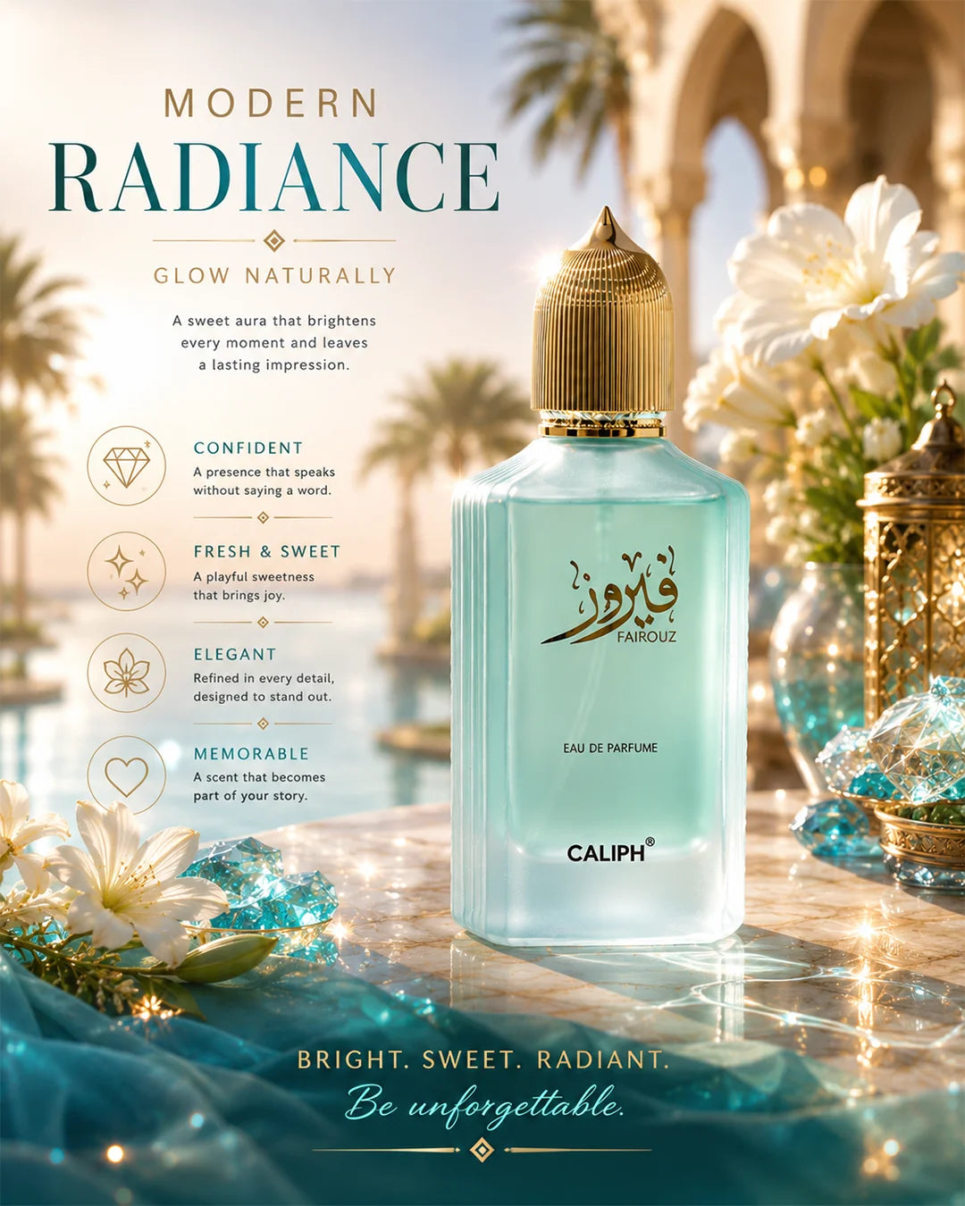 Caliph Fairouz Eau De Parfum 100ml – Luxury Arabic Floral Perfume UAE