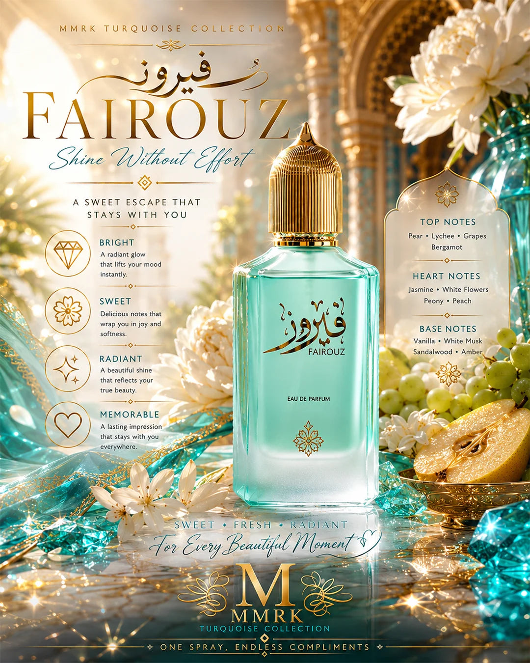 Caliph Fairouz Eau De Parfum 100ml – Luxury Arabic Floral Perfume UAE