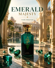 Caliph Rawaa Perfume Bottle and Box – Eau de Parfum 100ml (emerald green, gold cap)_1