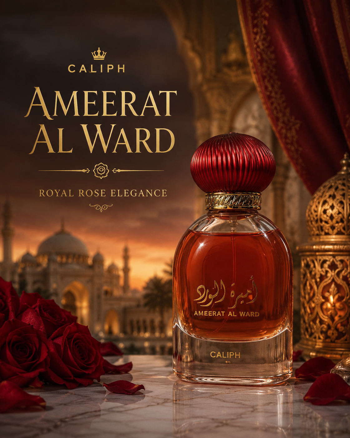 Ameerat Al Ward Eau de Parfum Rose Luxury Perfume for Women 100ml Long Lasting_1