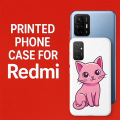 Custom printed Redmi case with user photo