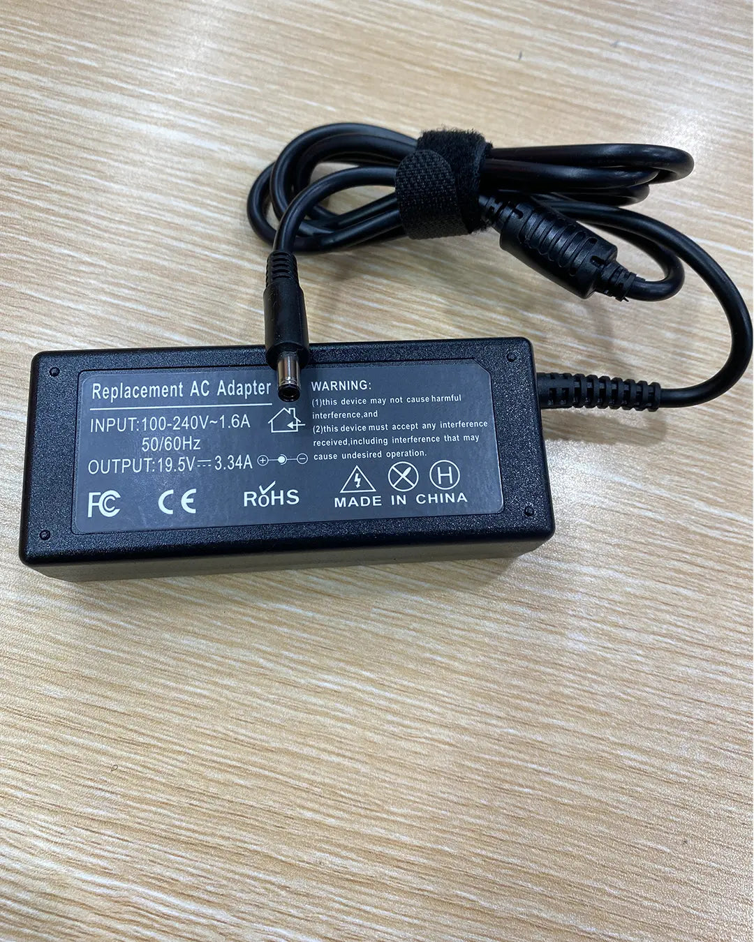 Dell 65W laptop charger 19.5V 3.34A small pin adapter for Inspiron Latitude Vostro