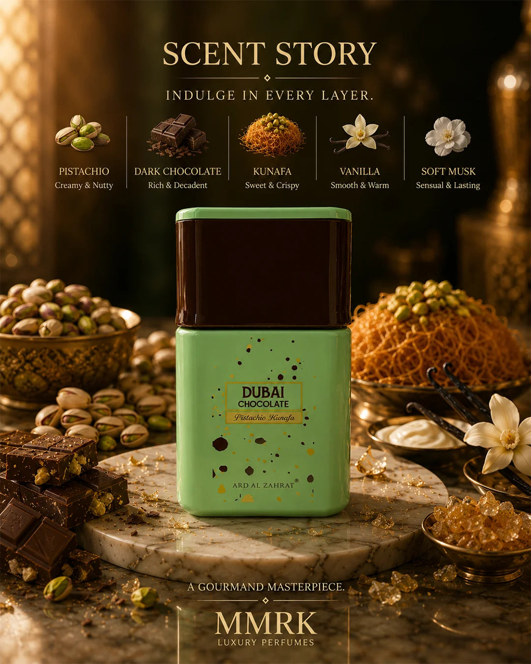 Dubai Chocolate Pistachio Kunafa Eau de Toilette 100ml