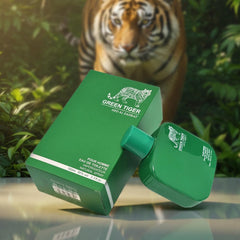 Green Tiger Perfume Bottle and Box – Eau de Toilette 100ml