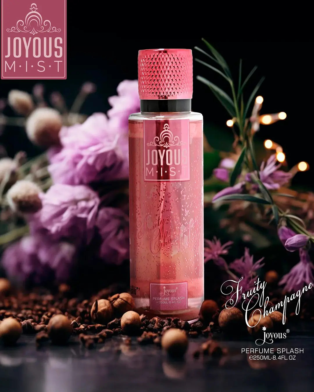 JOYOUS M.I.S.T Fruity Champagne body mist 250ml sweet fruity fragrance spray bottle