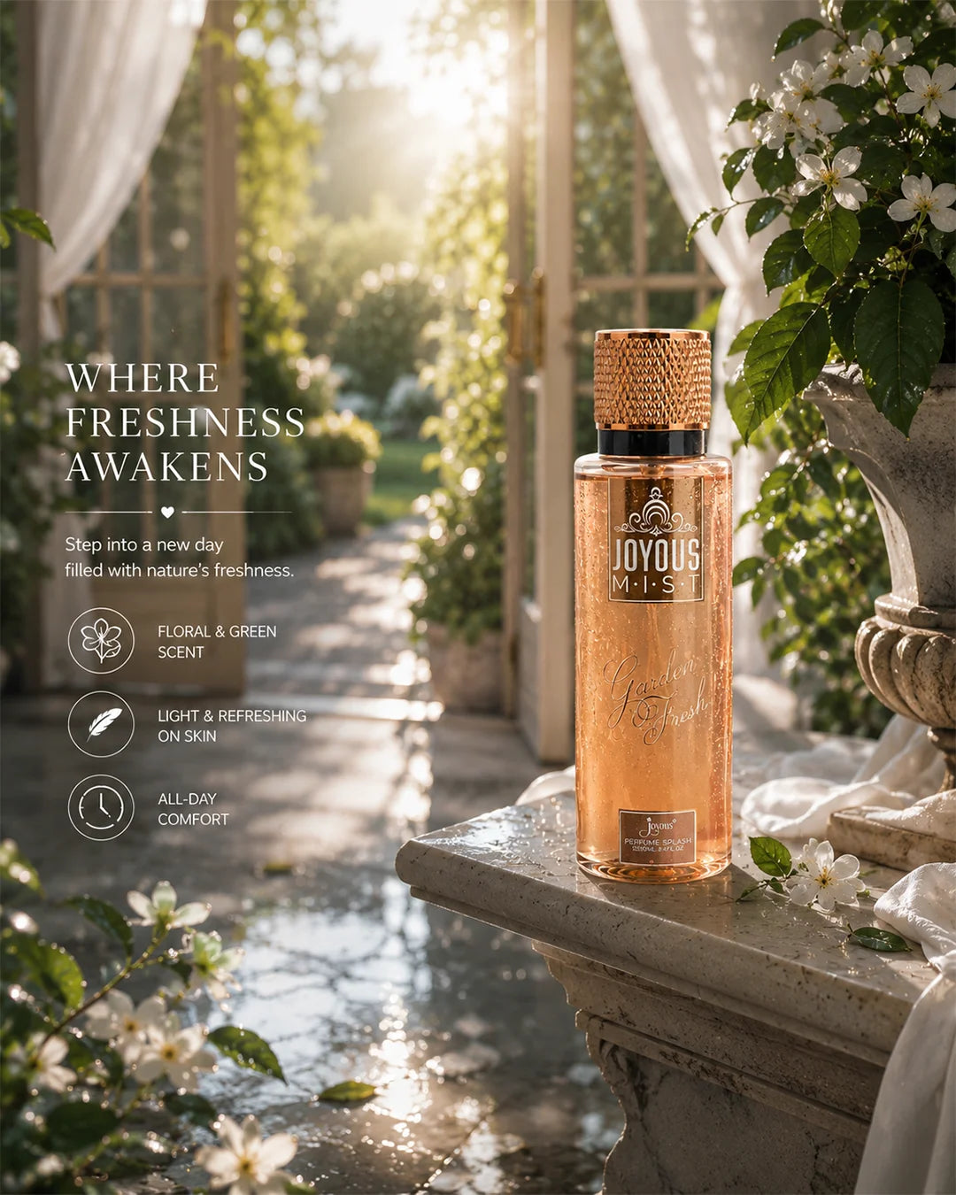 Joyous M.I.S.T Garden Fresh Body Mist for Women 250ml