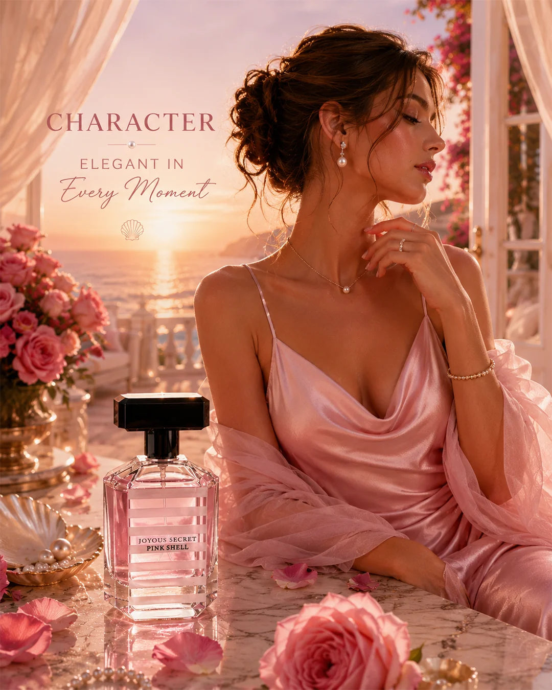 JOYous Secret Pink Shell Eau de Parfum 100ml – Elegant Feminine Fragrance