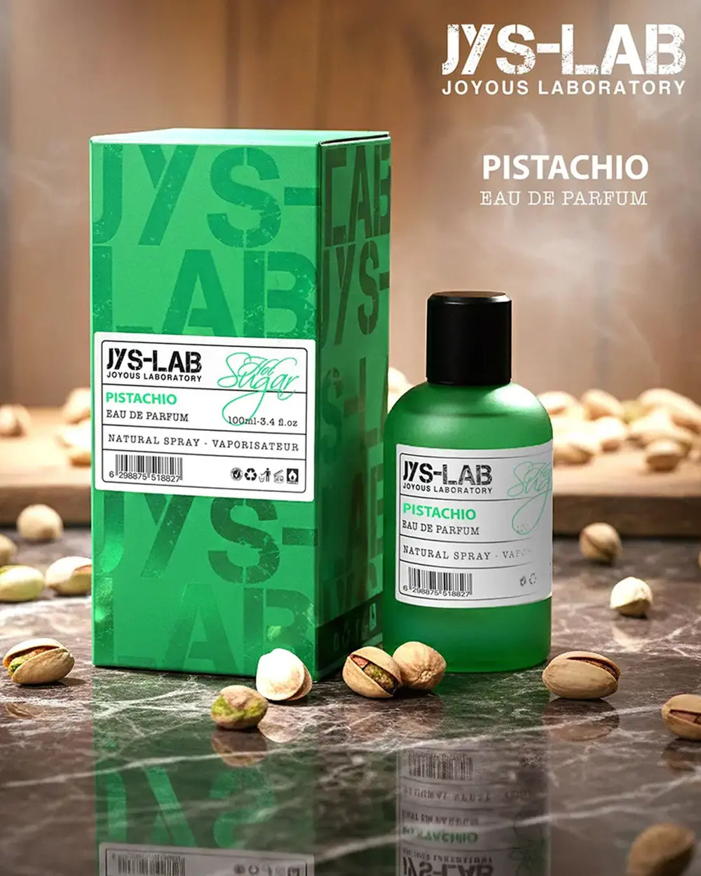 JYS-LAB Pistachio 100ml Eau de Parfum – premium gourmand perfume – MMRK