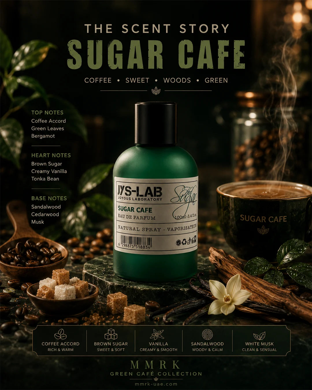 JYS-LAB Sugar Cafe – Eau de Parfum 100ml