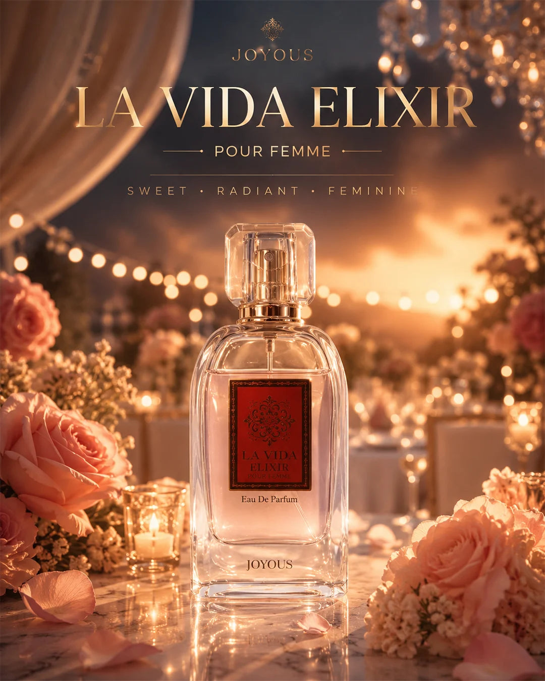 Joyous La Vida Elixir Pour Femme Eau de Parfum 100ml for Women_1
