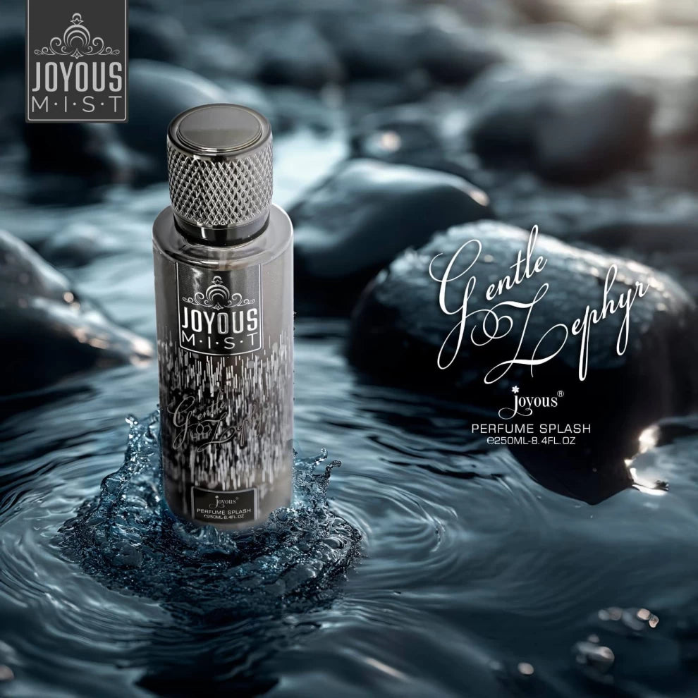Joyous Mist Gentle Zephyr Perfume Splash – 250ml Soft Baby Powder Scent Body Mist Bottle