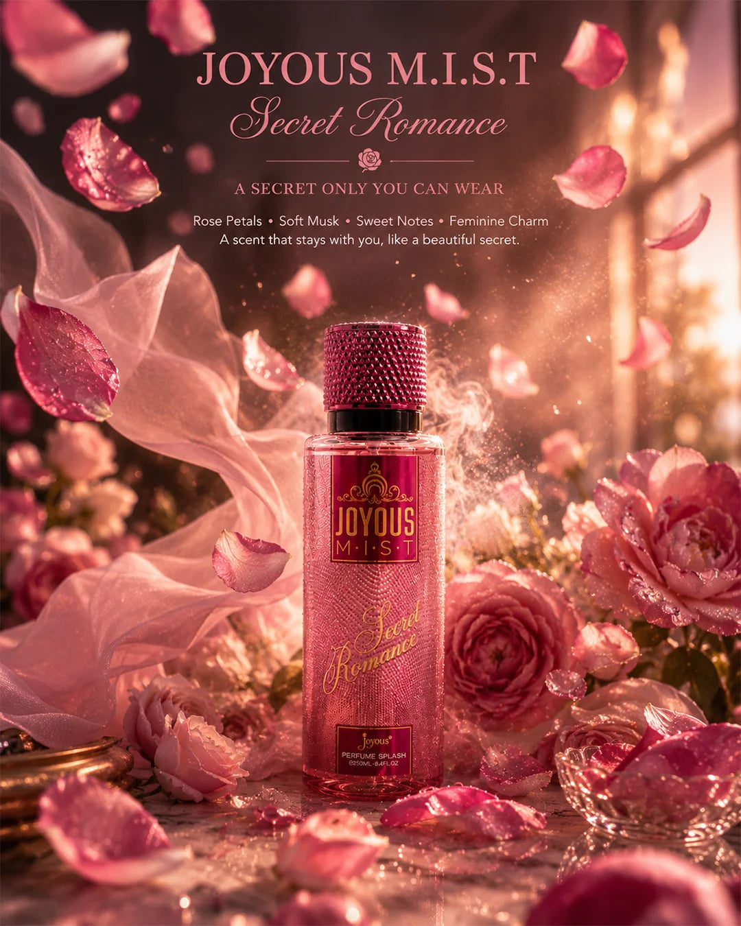 معطر الجسم جويَس إم آي إس تي سيكرت رومانس للنساء 250 مل