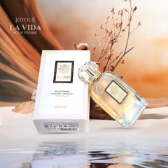 La Vida Pour Femme Perfume Bottle and Box – Eau de Parfum 100ml for Women