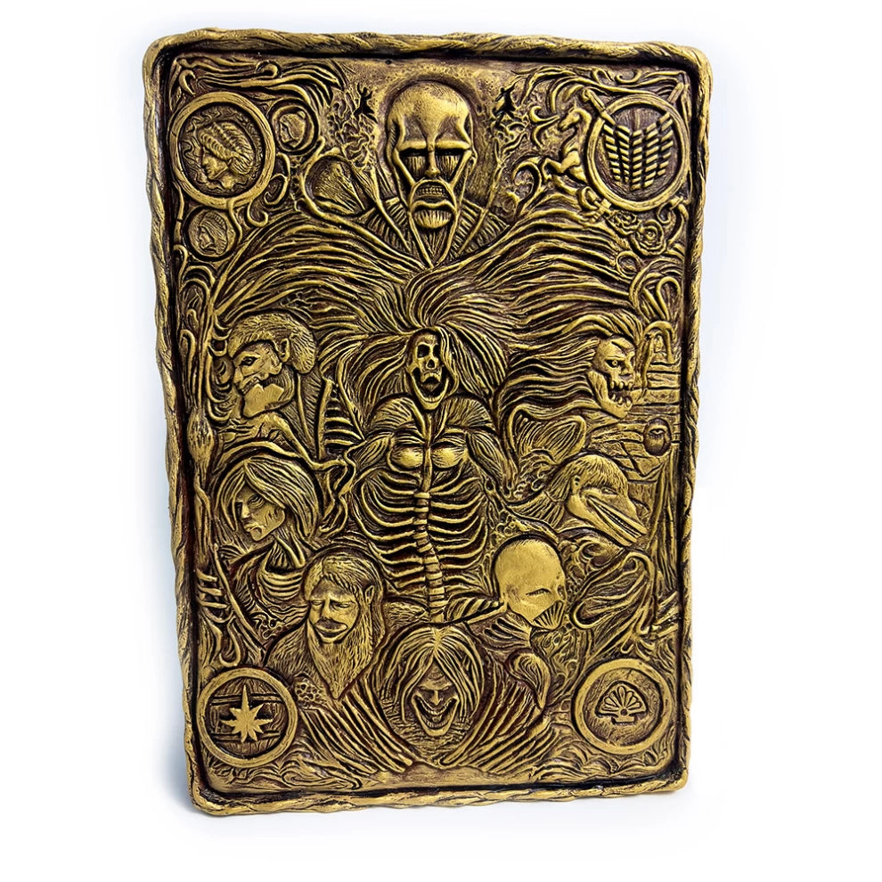 English: Attack on Titan Founding Titan Wall Relief Resin Plaque – Limited Edition