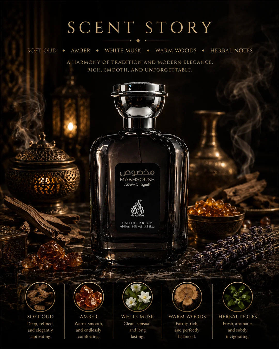 MakhSouse Aswad – Eau de Parfum – 100ml