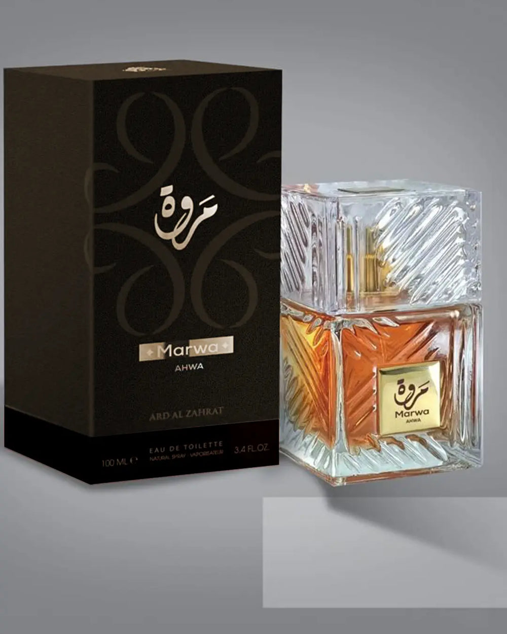 Marwa Ahwa Eau de Toilette 100ml luxury perfume bottle