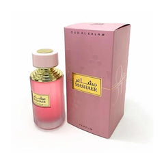 Mashaer Oud Al Salam – Oriental Floral Perfume 100ml in pink and gold bottle