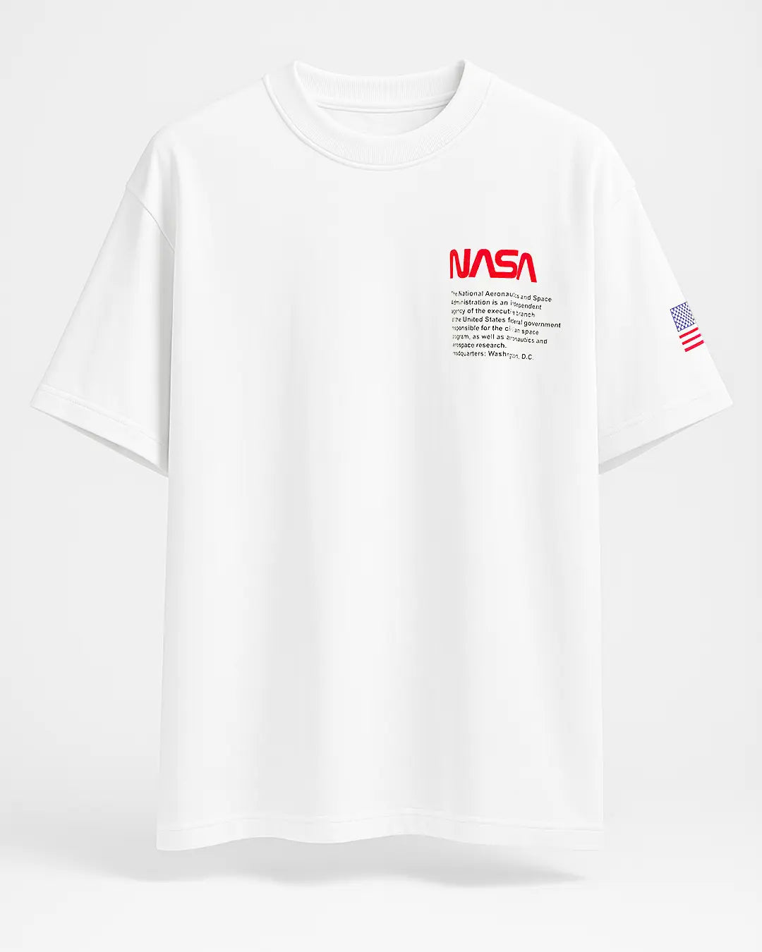 NASA Oversized T-Shirt – American Space Design- MMRK UAE