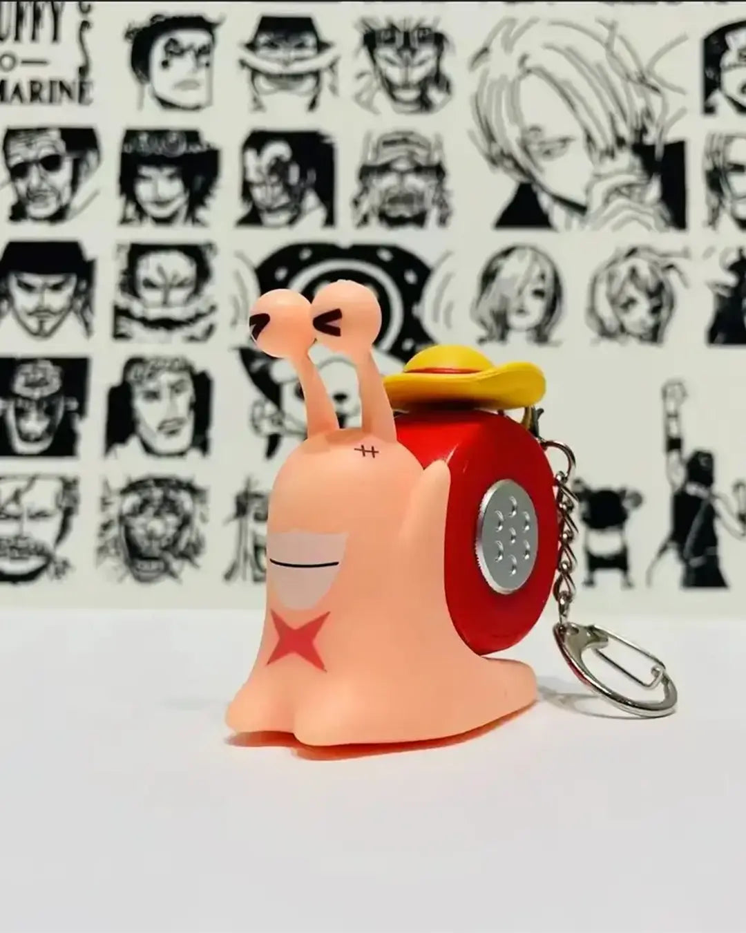 One Piece Den Den Mushi Recordable Keychain Speaker Luffy Ace collectible gadget UAE