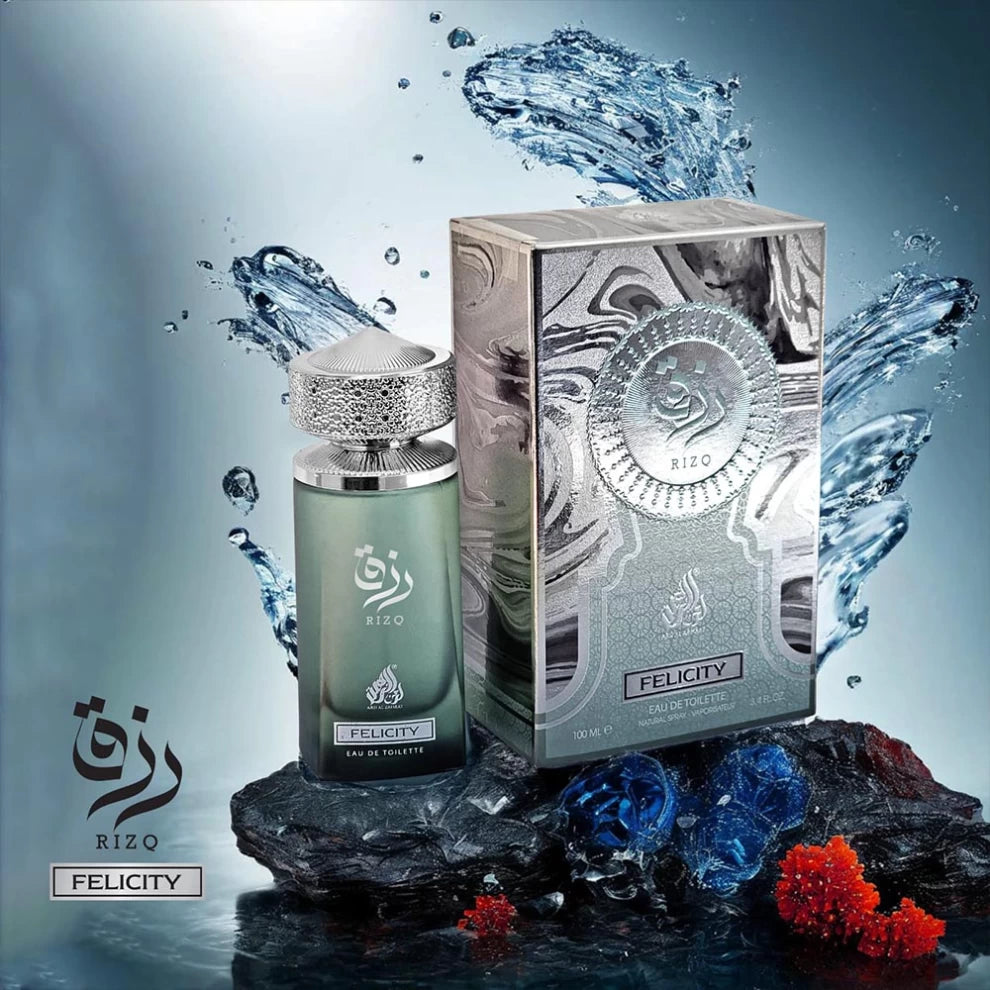 RIZQ Felicity Eau de Toilette – 100ml Citrus Woody Unisex Perfume