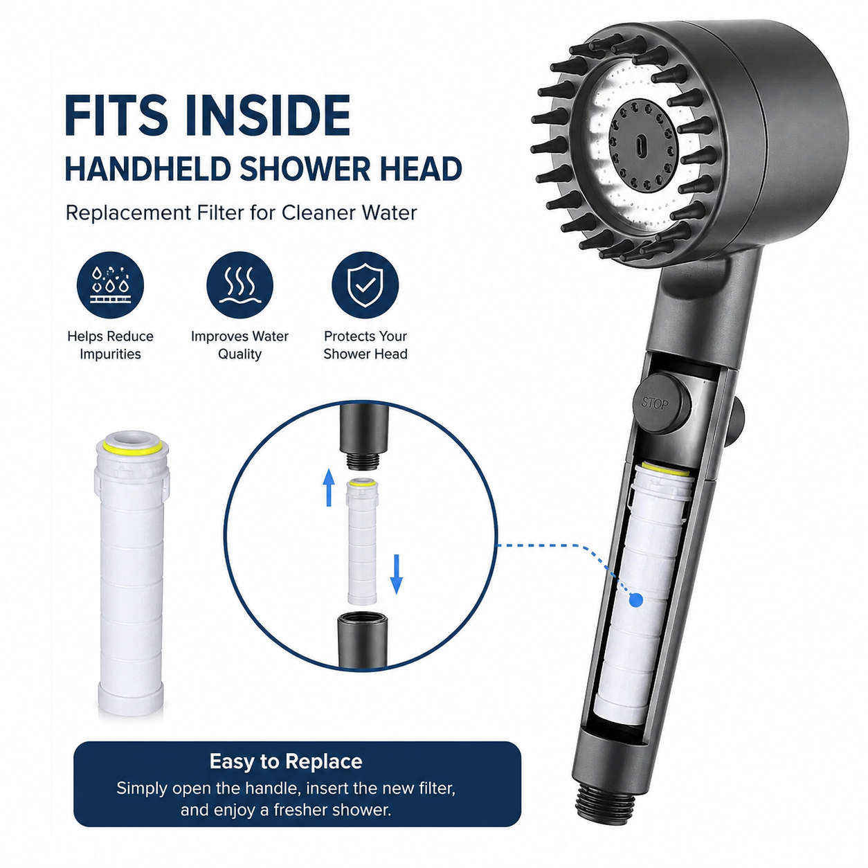 Protect Your Skin and Hair with Our Premium 10-Pcs Shower Filter Set