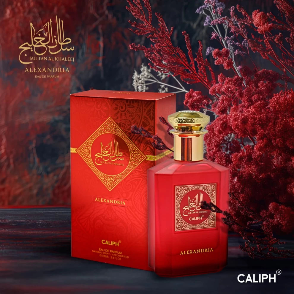 Sultan Al Khaleej Alexandria Perfume Bottle and Box – Eau de Parfum 100ml