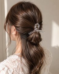 Elegant Transparent Hair Claw Clip Set 3pcs 11cm UAE