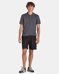 Unisex sport shorts elastic waist drawstring gym running lightweight comfortable