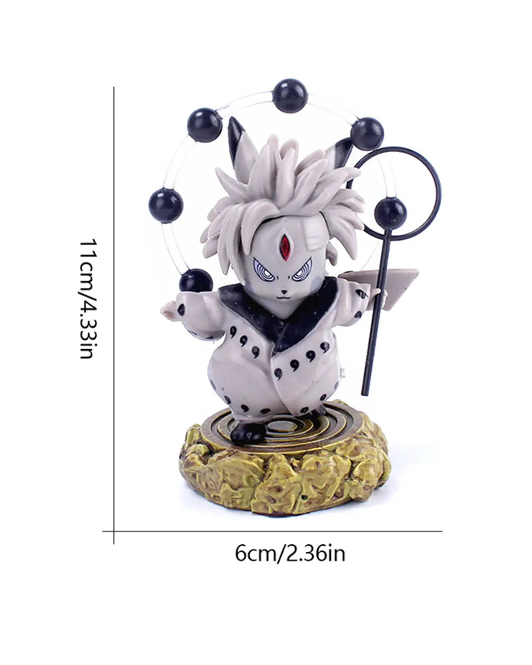 Pikachu Naruto Fusion Anime Figure – Unique Cosplay Pokémon Naruto Collectible Figure 11cm