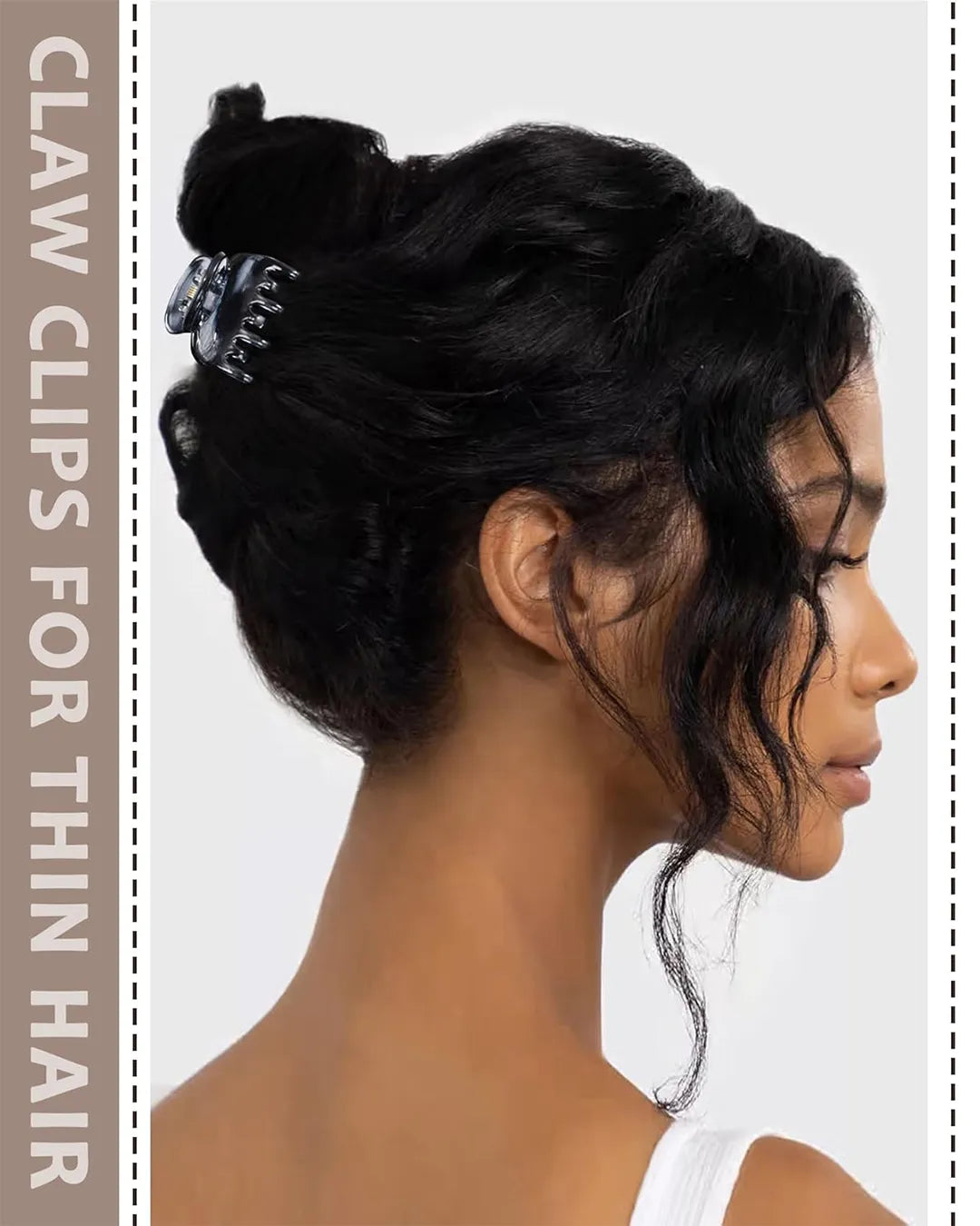 Mini Hair Claw Clips Set – 12pcs Transparent Hair Accessories Box